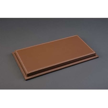 Atlantic Case 1/18 Mulhouse Premium Deluxe Acrylic Display Case with Brown Leather Base