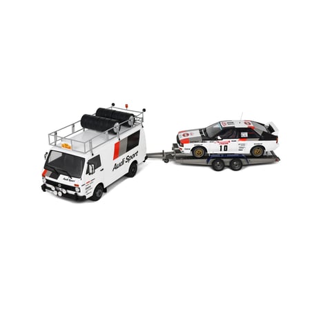 Otto Mobile 1/18 Pack VW LT35 + Audi Quattro A2 Tour de Corse 1983