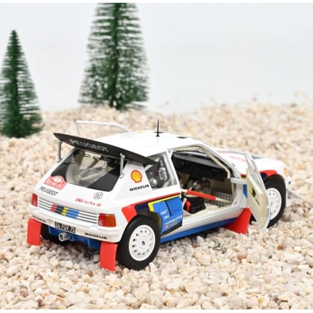 1/18 Peugeot 205 Rallye Monte Carlo 1986 Νο.1 T. Salonen / S. Harjanne