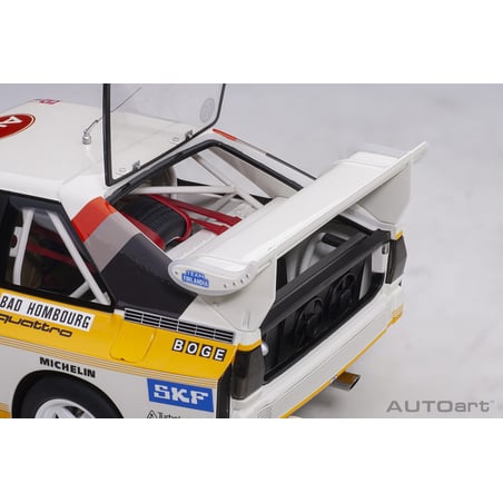 Autoart 1/18 Audi Quattro S1 No.6 Rally Monte Carlo 1986 H.Mikkola/A.Hertz