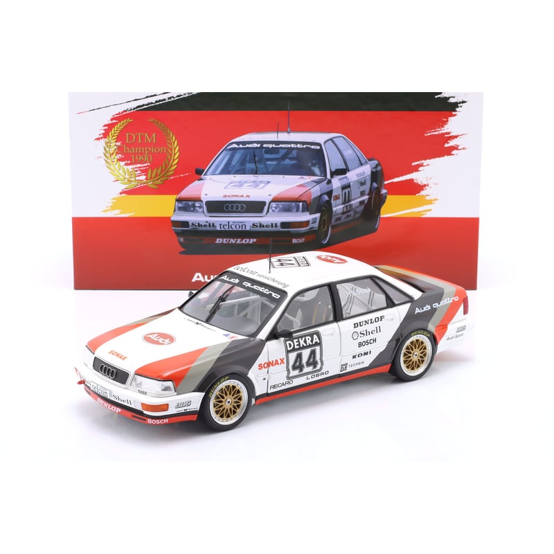 WERK83 1/18 Audi V8 Quattro, Schmidt Motorsport Technik, No.44 DTM Champion 1990 Hans Joachim Stuck