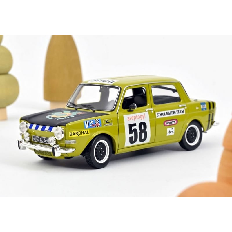 Norev 1/18 Simca 1000 Rallye 2 SRT 1973 No. 58