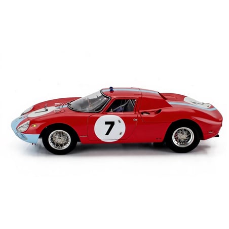 CMC 1/18 Ferrari 250 LM No.7 chassis. No.5895 Winner 12hrs Reims 1964, Graham Hill / Joachim Bonnier