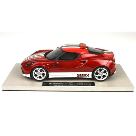 Top Marques 1/18 Alfa Romeo 4C (SBK)Super Bike Safety Car 2014
