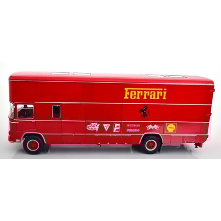 CMR 1/18 OM Fiat 150 Rolfo Scuderia Ferrari Race Car Transporter 1966