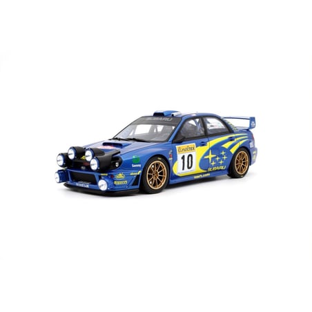Otto Mobile 1/18 Subaru Impreza WRC (night version) No.10, Winner Rally Monte Carlo 2002 T.Makinen/K.Lindstrom