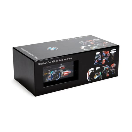 BMW Art Car Julie Mehretu 1/18 BMW M Hybrid V8 Turbo Team WRT No.20 24hrs Le Mans 2024 Sheldon V.D.Linde/Rene Rast Robin Frijns