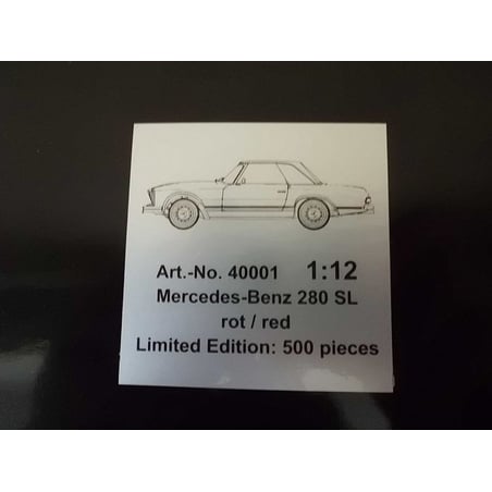 Premium ClassiXXs 1/12 Mercedes-Benz 280 SL Pagoda 1967-1968