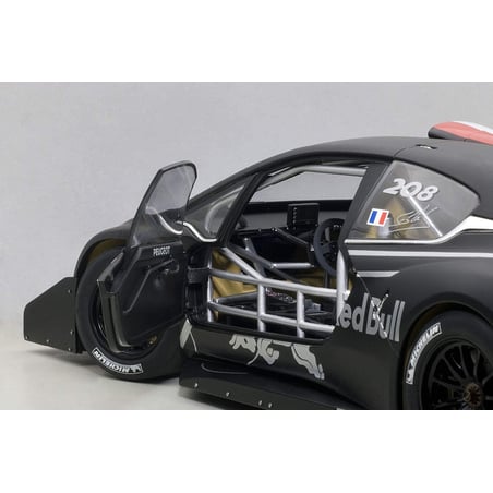 Autoart 1/18 Peugeot 208 T16 Pikes Peak Presentation Car, Red Bull 2013 Sebastian Loeb
