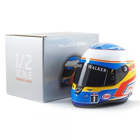Mini Helmet/Schuberth 1/2 McLaren Honda F1 Fernando Alonso 2015 F1 Helmet