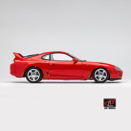 LCD Models 1/18 Toyota Supra MKIV (A80) Coupe 1993 (Car lift and key fob included)
