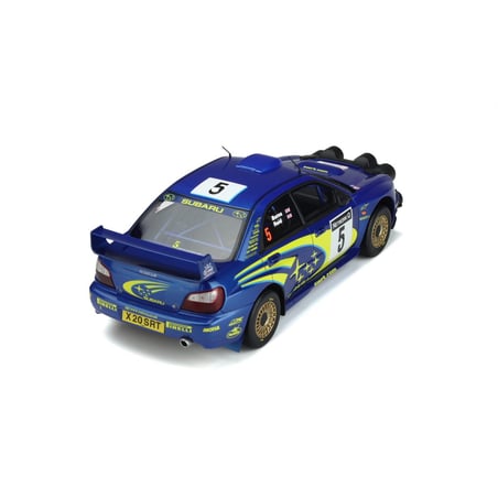 Otto Mobile 1/18 Subaru Impreza WRX STI Night Lights No.5 Rally RAC 2001 R. Burns/ R. Reid