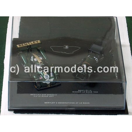 1:43 Bentley 2 Generations at Le Mans 1.Bentley EXP Speed 8 3rd Le Mans 2. Bentley 3L Winner Le Mans (Replicars)