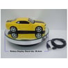Triple9 1/18 or 1/24 Rotary Base Stand with Mirror Surface use of batteries or USB cable