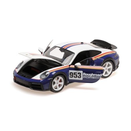 Minichamps 1/18 Porsche 911 (992) Dakar No.953 Roughroads Rallye Design Package 2022