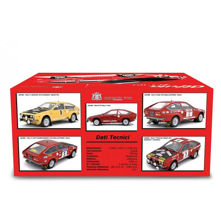 Laudo Racing 1/18 Alfa Romeo Alfetta Gr.2 Autodelta Rally Muletto 1975