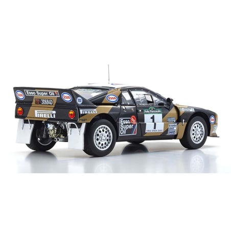 Kyosho 1/18 Lancia Rally 037 1985, Winner Rally Piancavallo, No.1, F.Tabaton / L.Tedeschini