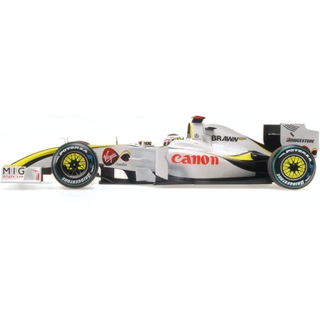 Minichamps 1/18 Brawn BGP 001 F1 No.22 Jenson Button 5th Singapore World Champion 2009