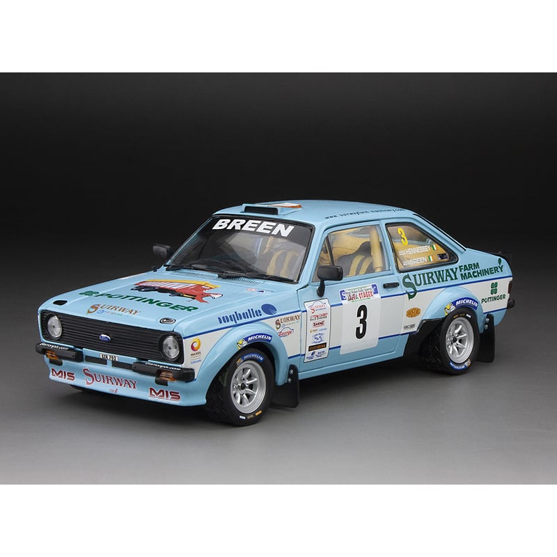 Sun Star 1/18 Ford Escort Mk II RS 1800, Winner West Wales Rally Spares Jaffa Stages Νο.3, C.Breen/V.Hennessey, 2015