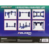 1:18 Adjustable Four Post Lift Falken Tires Logo