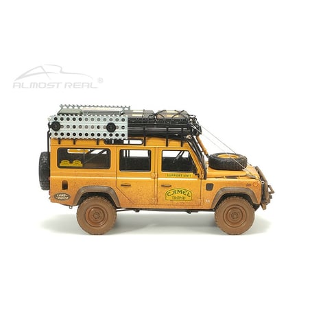 Almost 1/18 Land Rover Defender D110 Camel Trophy Support Unit Sabah-Malaysia 1993 Dirty Version