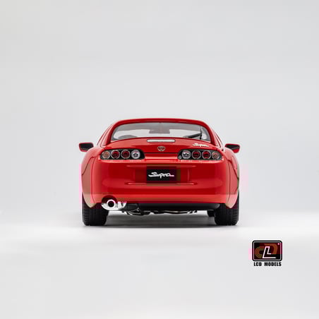 LCD Models 1/18 Toyota Supra MKIV (A80) Coupe 1993 (Car lift and key fob included)