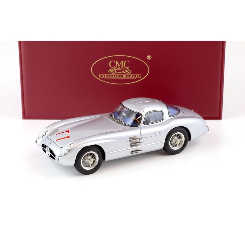 CMC 1/18 Mercedes-Benz 300 SLR Coupé, RAC Tourist Trophy 1955, No.T1