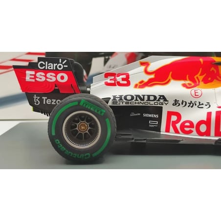 Spark 1/18 Red Bull Racing Honda RB16B 2nd Turkish GP 2021 No.33 Max Verstappen