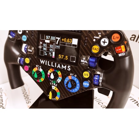 Minichamps 1/1 Team Williams F1 FW46 Steering Wheel No.23 Alex Albon/Franco Colapinto/Logan Sargeant 2024