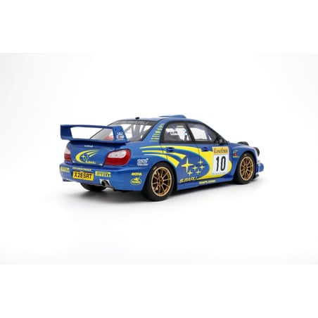 Otto Mobile 1/18 Subaru Impreza WRC (night version) No.10, Winner Rally Monte Carlo 2002 T.Makinen/K.Lindstrom