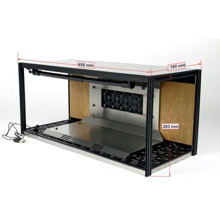 BBR 1/18 Display Case With Led (Models, Coats of arms & Labels not included)