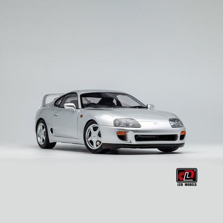 LCD Models 1/18 Toyota Supra MKIV (A80) Coupe 1993 (Car lift and key fob included)