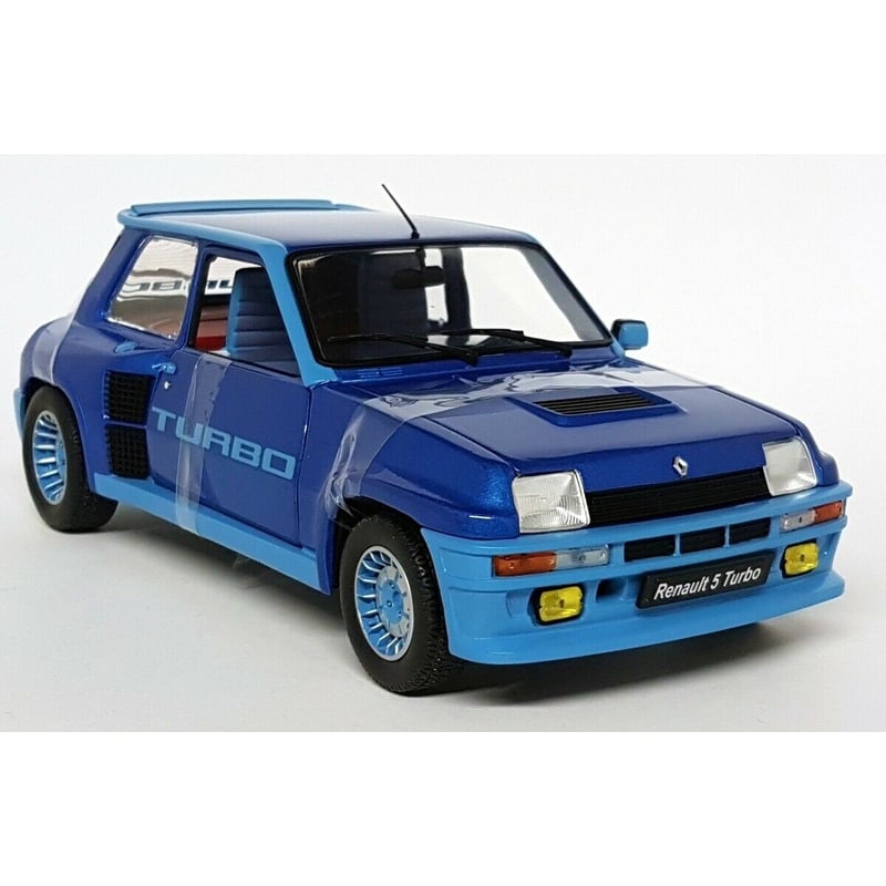 ソリド 1/18 ルノー R5 ターボ+R8 ゴルディーニ ブルー 2台セット