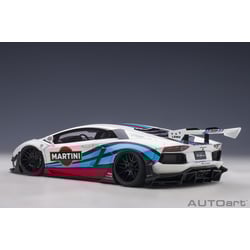 Autoart 1/18 Lamborghini Aventador Liberty Walk LB-Works Limited Edition Martini Livery