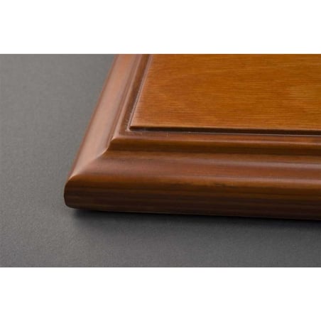 Atlantic Case 1/18 Molsheim Premium Acrylic Display Case with Wood Base in Cherry color with Soft Contoured F