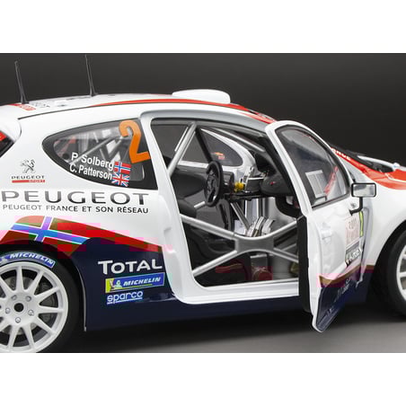 Sun Star 1/18 Peugeot 207 S2000, Rallye WM, Rallye Monte Carlo, 2011, No.2, P.Solberg/C.Patterson