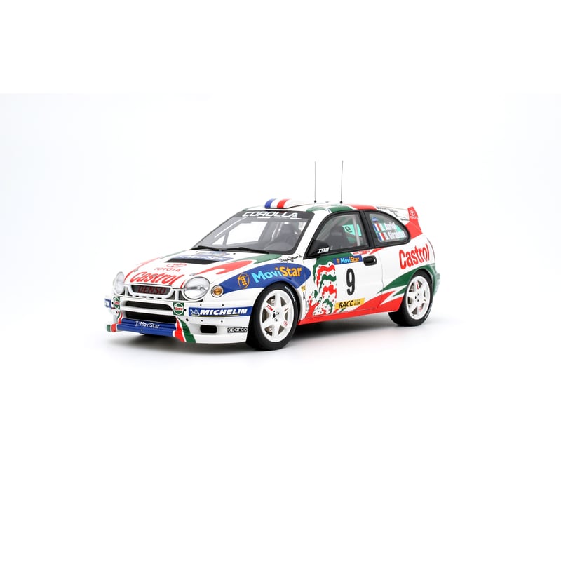 Otto Mobile 1/18  Toyota Corolla WRC Rally Rac 1998 Didier Auriol / D.Giraudet