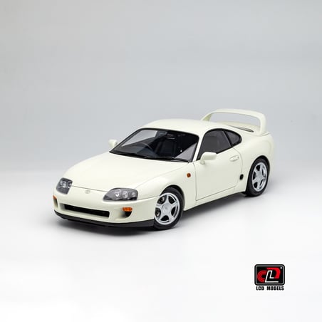 LCD Models 1/18 Toyota Supra MKIV (A80) Coupe 1993 (Car lift and key fob included)
