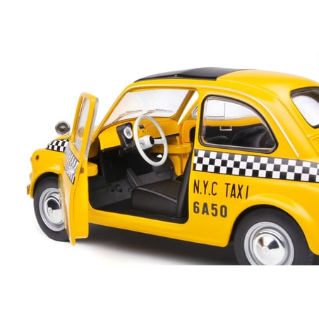 Solido 1/18 Fiat 500 TAXI NYC 1965