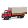 Shuco 1/18 Mercedes-Benz L911 Flatbed Truck with Cover 1996