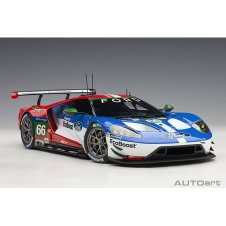 Autoart 1/18 Ford GT Le Mans 2016 No.66 B.Johnson/S.Mucke/O.Pla