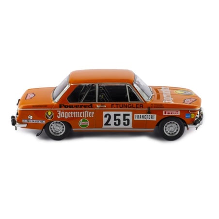 IXO 1/18 BMW 2002 Jägermeister No.255 Rallye Monte Carlo 1973 Wolfgang Stiller/Axel Wagener