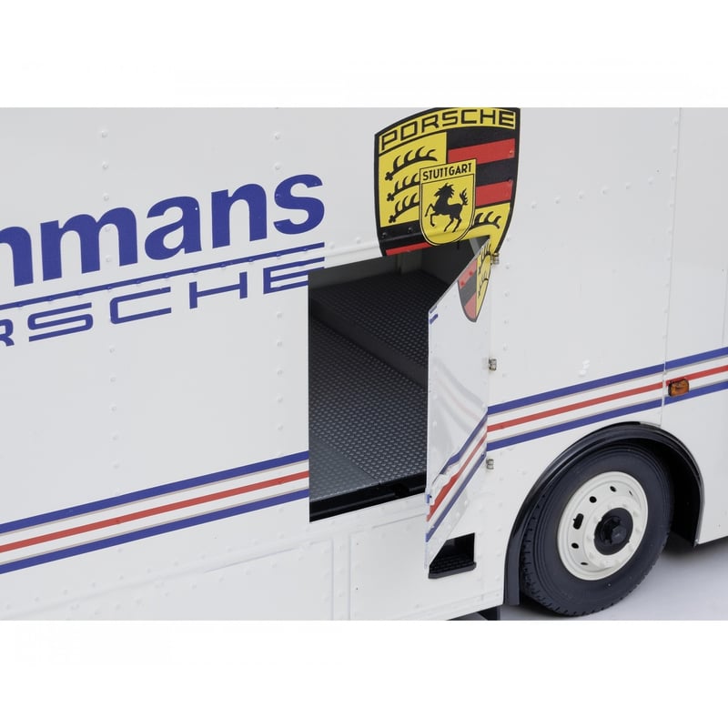 Schuco 1/18 Mercedes Benz O317 Truck Car Transporter Porsche