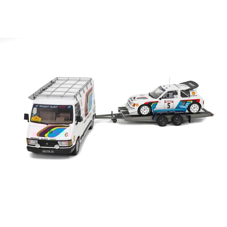Otto Mobile 1/18 Pack Peugeot 205 T16 EVO 2 Tour de Corse 1986