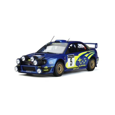 Otto Mobile 1/18 Subaru Impreza WRX STI Night Lights No.5 Rally RAC 2001 R. Burns/ R. Reid