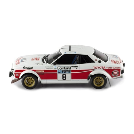IXO 1/18  Toyota Celica 2000 GT (RA21) No.8 Rally RAC  H.Mikkola - A.Hertz 1977