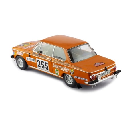 IXO 1/18 BMW 2002 Jägermeister No.255 Rallye Monte Carlo 1973 Wolfgang Stiller/Axel Wagener