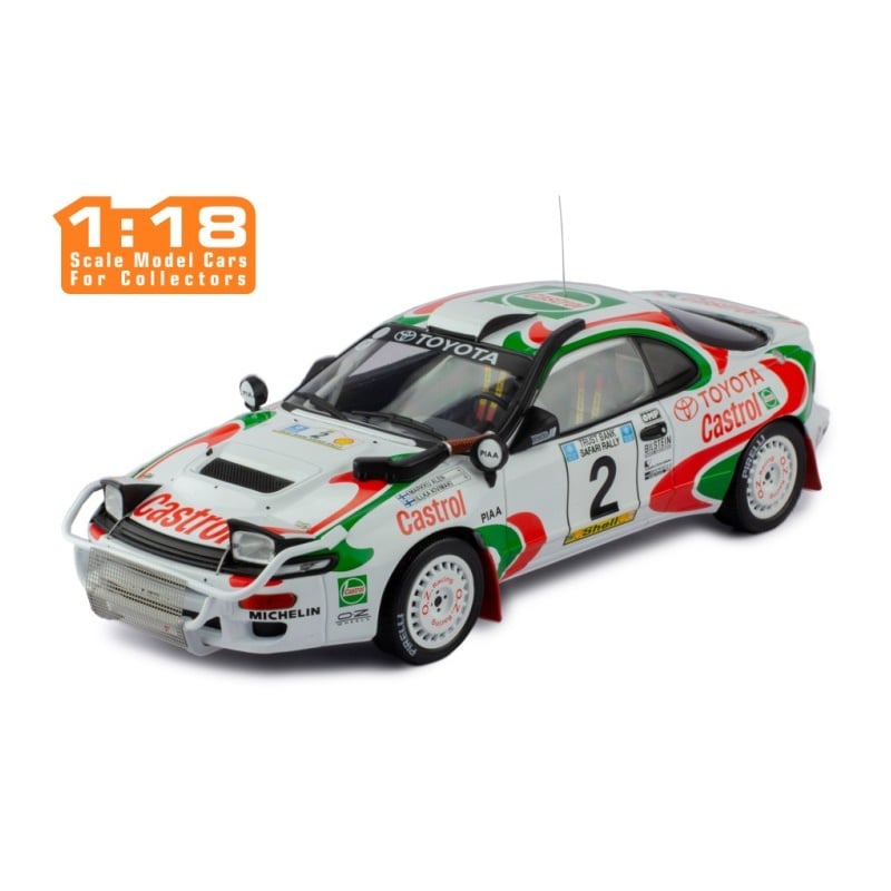 IXO 1/18 Toyota Celica Turbo 4WD (ST185) No.2 Safari Rally 1993 M.Allen/ I.Kivimaki
