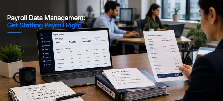 Payroll Data Management: Get Staffing Payroll Right