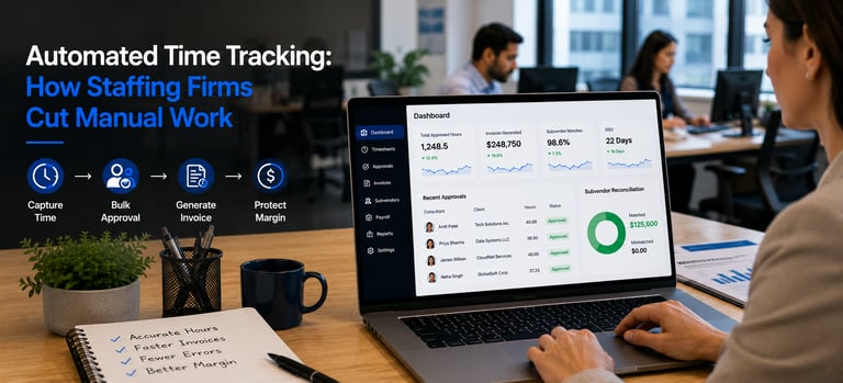Automated Time Tracking: How Staffing Firms Cut Manual Work